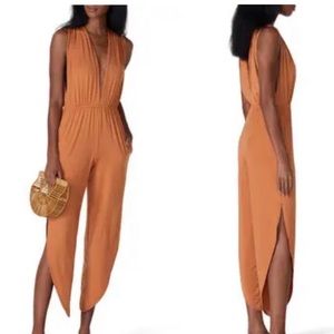 We Are HAH Michele Belle Jumpsuit, brown sugar, brand new, never worn, small